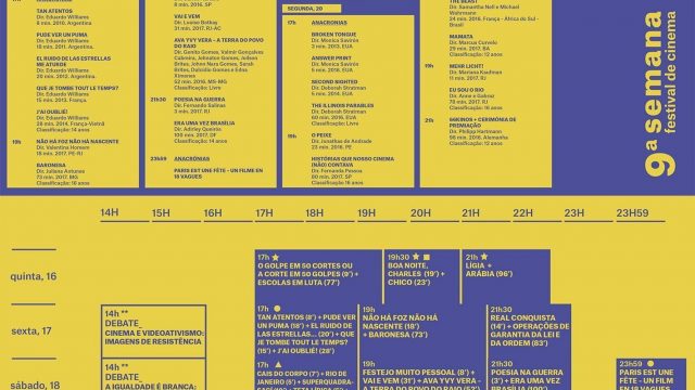 Os Vencedores da 9a Semana Festival de Cinema 2017