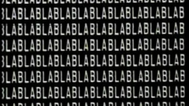 Curta Crítica: Blablablá