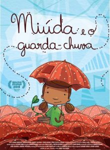 Miúda e o guarda-chuva