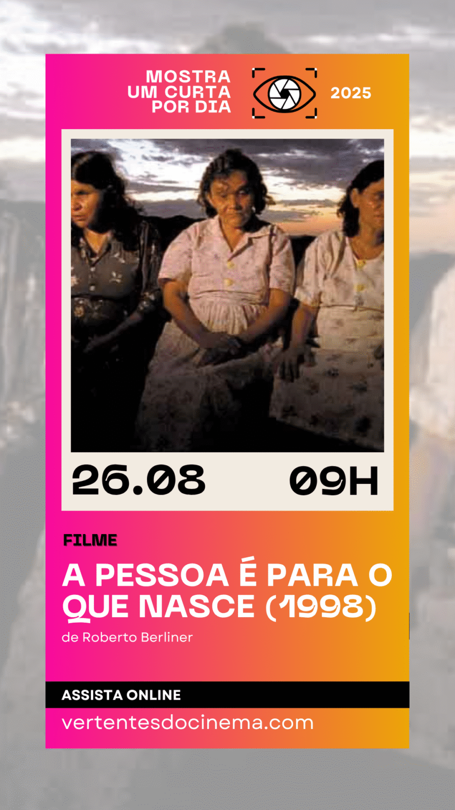 Mostra Um Curta Por Dia - Repescagem 2025 - Agosto