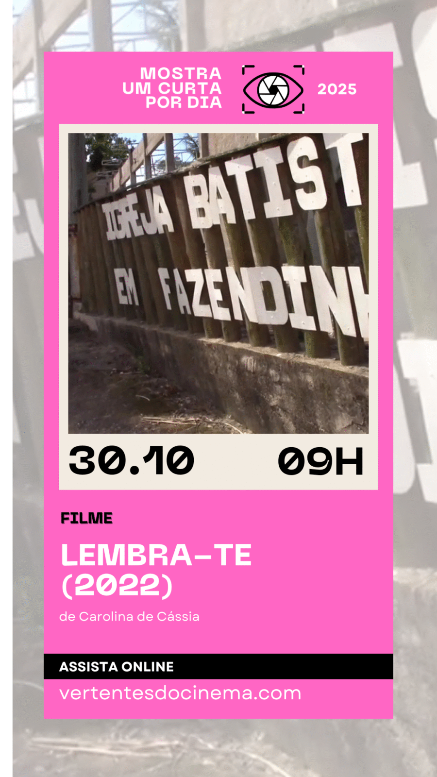 Mostra Um Curta Por Dia - Repescagem 2025 - Outubro