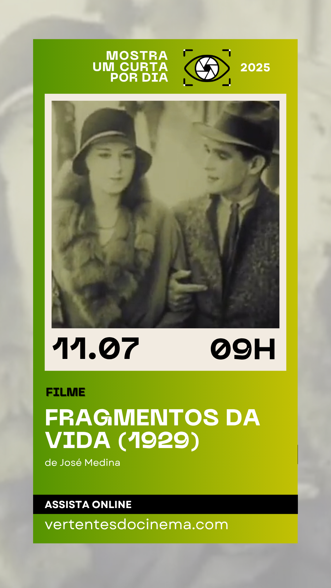 Mostra Um Curta Por Dia - Repescagem 2025 - Julho