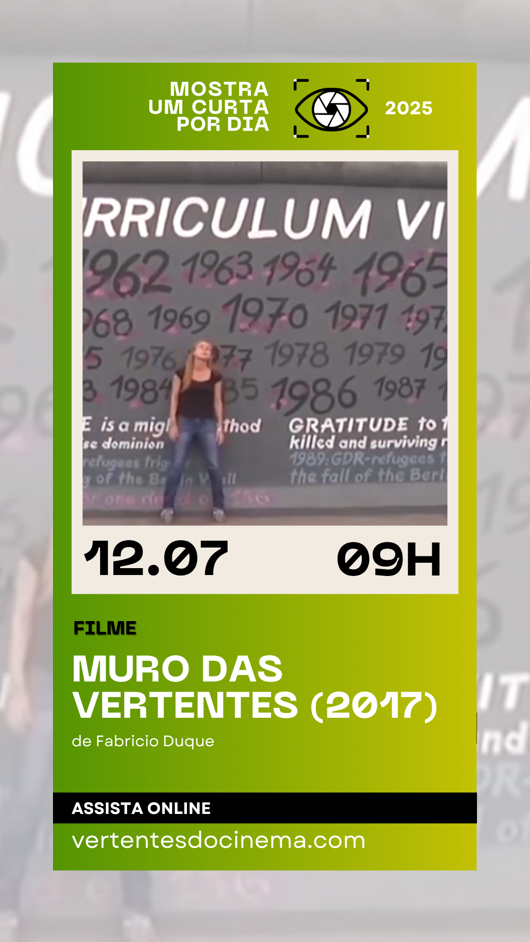 Mostra Um Curta Por Dia - Repescagem 2025 - Julho