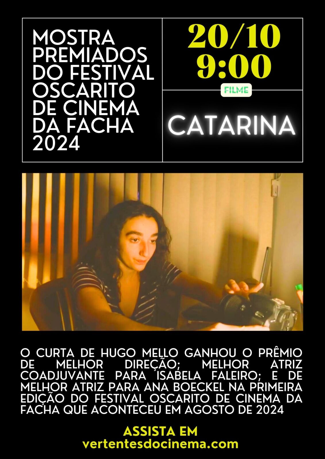 MOSTRA PREMIADOS DO FESTIVAL OSCARITO DE CINEMA DA FACHA 2024