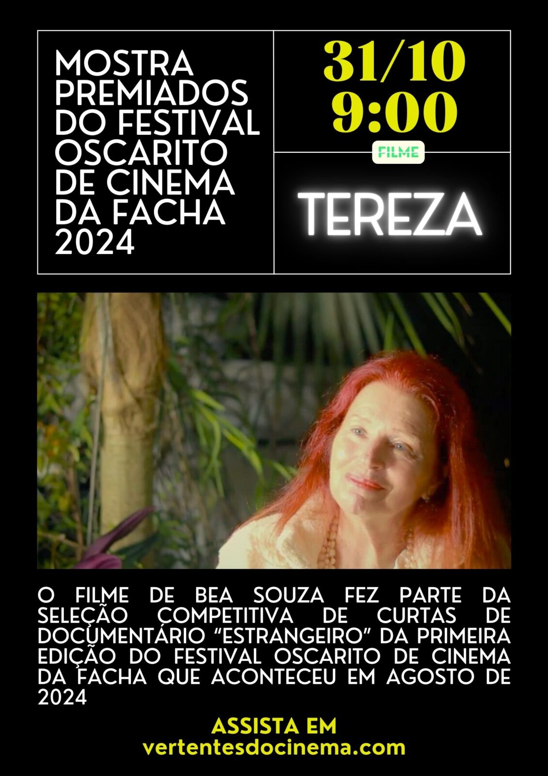 MOSTRA PREMIADOS DO FESTIVAL OSCARITO DE CINEMA DA FACHA 2024