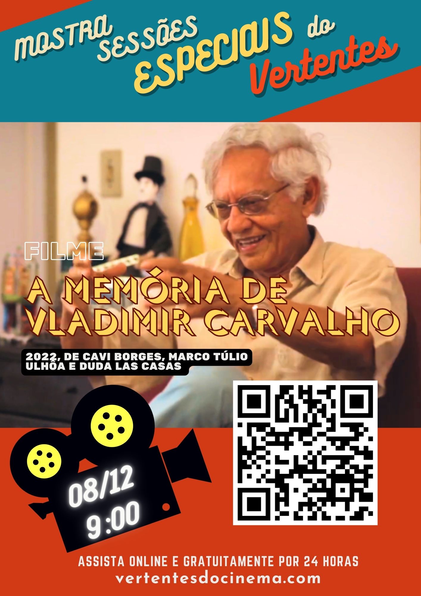 Mostra Sessões Especiais do Vertentes: A Memória de Vladimir Carvalho