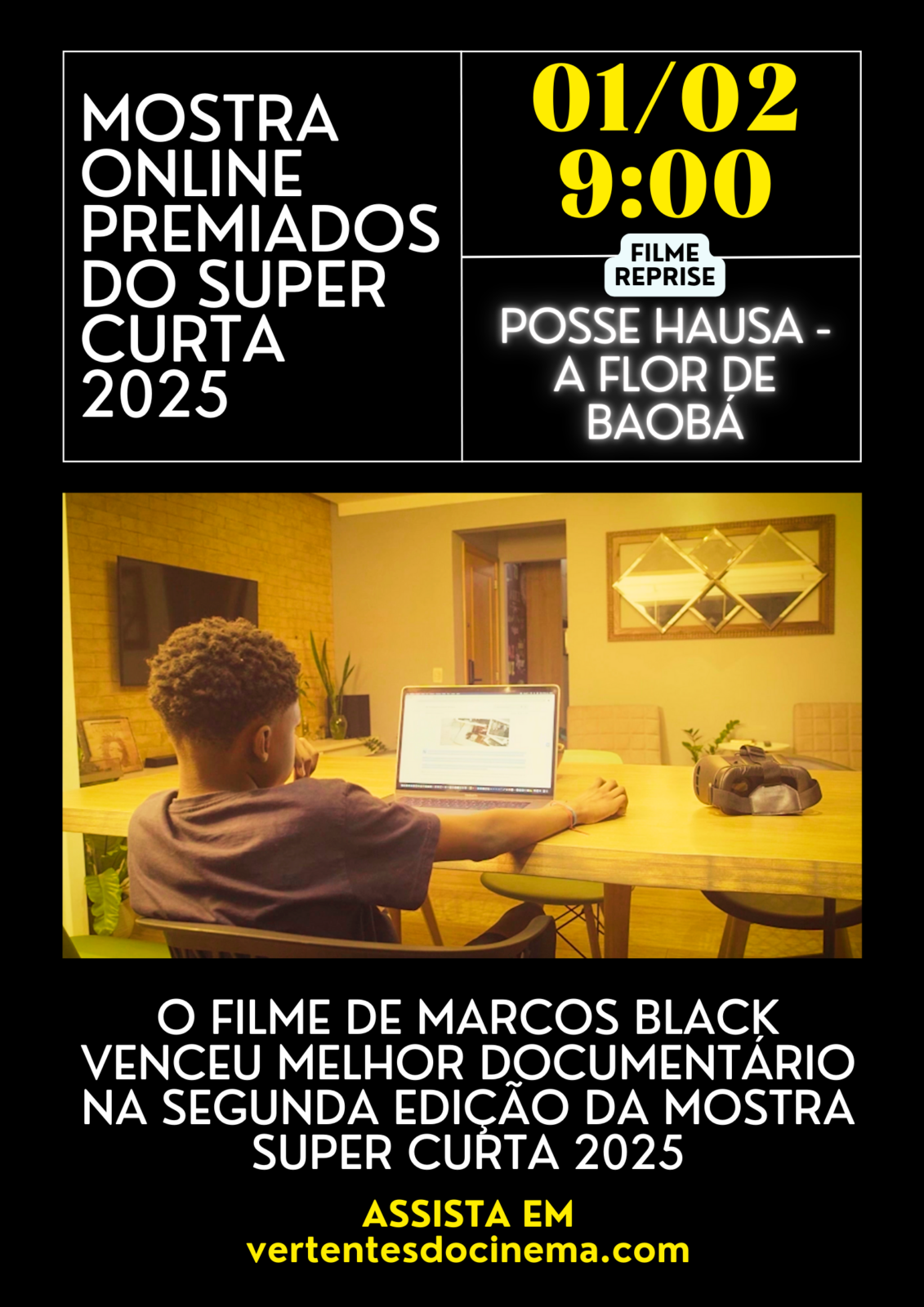 Posse Hausa a Flor de Baobá Mostra Online Premiados Super Curta 2025