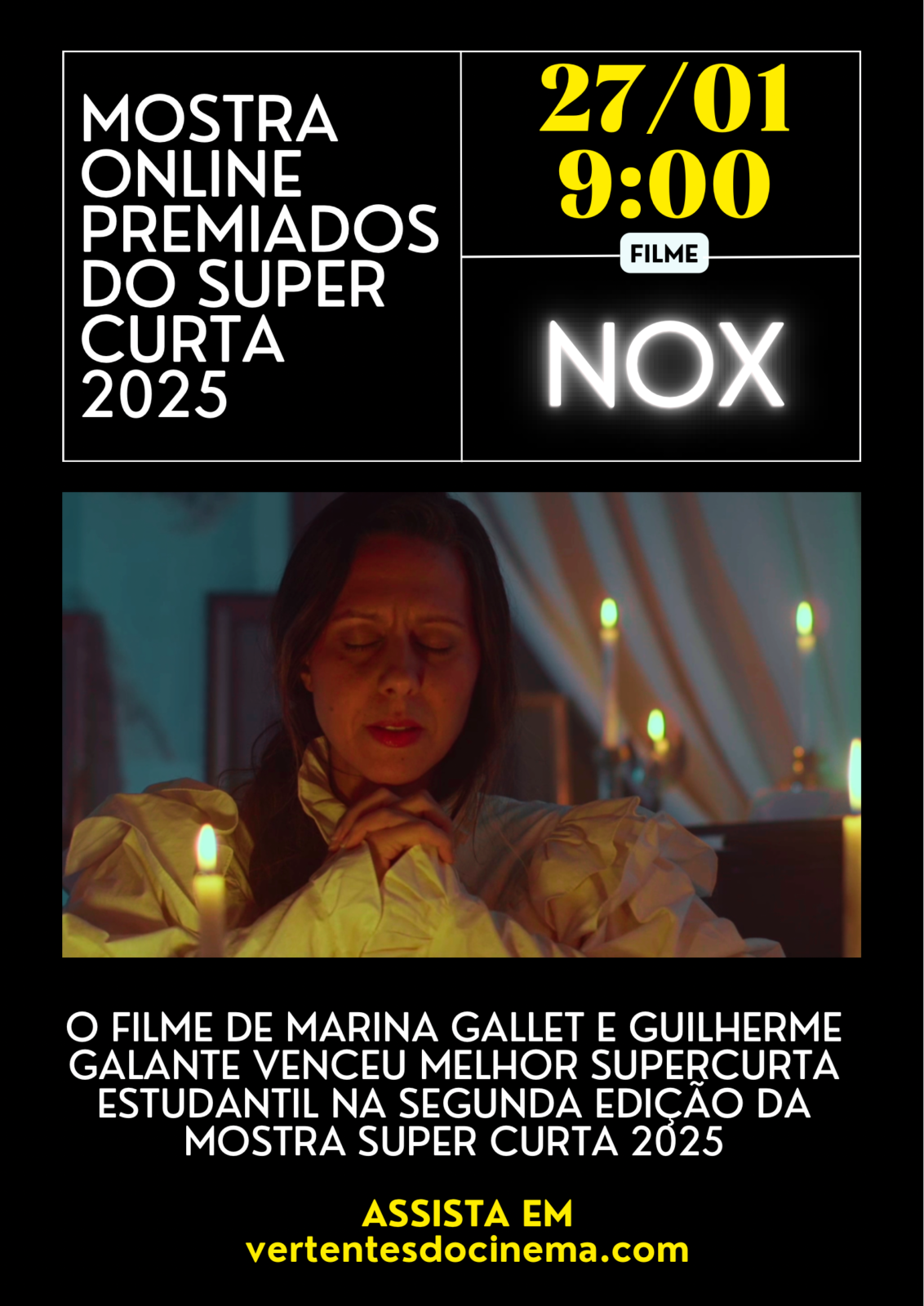 Nox Mostra Online Premiados Super Curta 2025