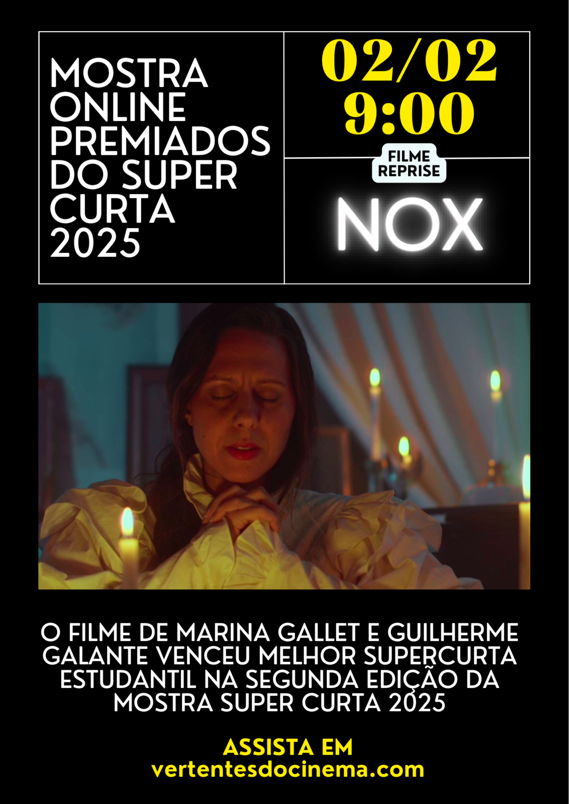 Nox Mostra Online Premiados Super Curta 2025